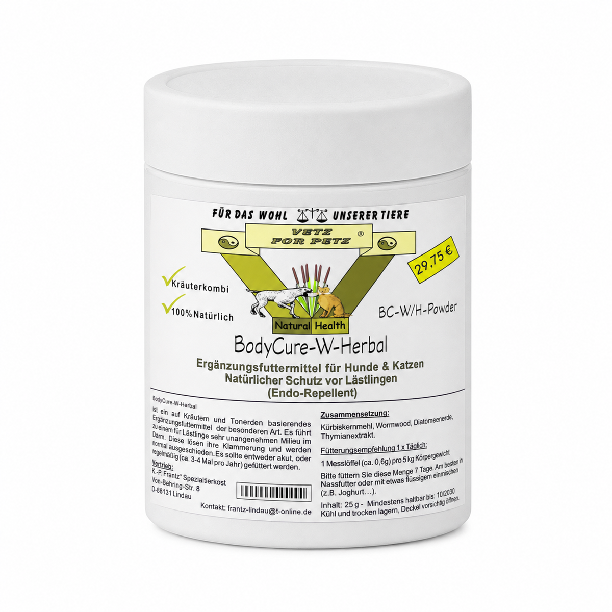 BodyCure-W-Herbal "Hund+Katze