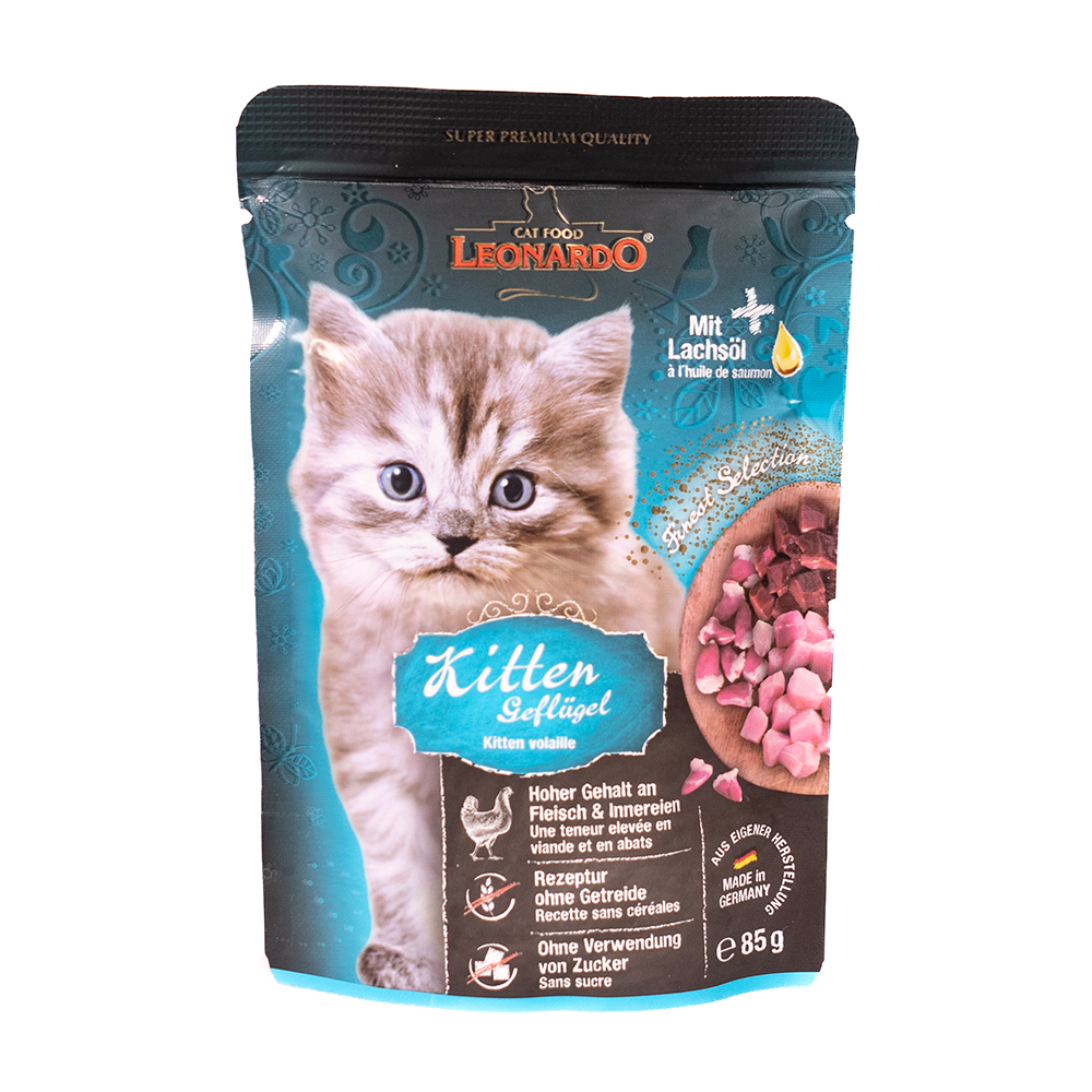 Leonardo Pouch Kitten Geflügel – Produktbild
